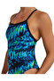 Women’S Training Swimwear Seismo Durafast Lite Diamondfit Blue Green - 6