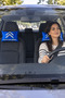 Citroen Compatible Digital Printed Satin Car Neck Pillow Set of 2 Blue - 8