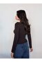 Kayık Yaka Side Tie Blouse - 4