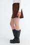 Suede Mini Skirt E02721 - 5