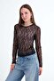 Stone Detailed Transparent Blouse B1103 - 2