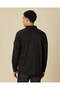 Men Black Two Pocket Twill Shirt - 3