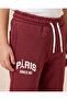 Boys Burgundy Pull-On Track Pants - 3