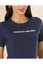 Women Navy Printed T-Shirt - 5
