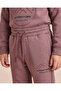 Boys Mauve Graphic Hooded Jogger Set - 4