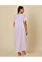 Women Lilac Printed Nightgown - 4
