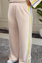 5296 - Stylish, Comfortable, Casual Modal Lace Trim Fabric Half Zipper Women's Set - 7