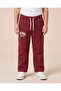 Boys Burgundy Pull-On Track Pants