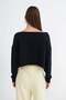 Kayık Collar Crop Sweatshirt S10702 - 6