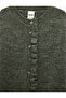Ruffled Long Sleeve Buttoned Crew Neck Knitwear Cardigan - 3