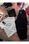Luxe Rhinestone Set White Crop Tracksuit Set