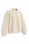 Lars - Ecru - Crew Neck - Oversize Fit - Cotton Men's Sweater - 4