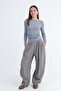 Ribbed Balloon Pants Pn5653