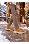 Zrk-C7 Premium Quality Tan Suede Casual Men's Boots Chelsea - 4
