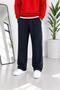 Men's 3 Thread Cotton Sweatpants with Side Piping