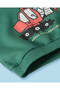 Infant Boys Green Printed Crew Neck Sweatshirt - 4