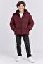 Boy's Hooded Inflatable Coat with Soft Lining, Water-Repellent, Warm Winter Coat Ak4258 - 3