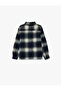 Buttoned Long Sleeve Plaid Lumberjack Shirt with Pockets - 6
