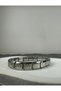 Italian Charm Design Heart Figured Bracelet – Silver Color Tarnish Resistant Steel Flexible Women's Bracelet - 5