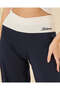 Women Navy Wide-Leg Active Trousers - 4