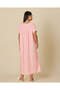 Women Pink Embroidery Nightgown - 3