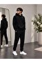 Men's 3 Thread Premium Quality Inner Ribbed Tracksuit Set - 2