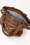 Women's Tan Large Volume Multi-Compartment Soft Leather Zippered Lined Adjustable Strap Shoulder and Crossbody Bag - 4