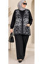 Anne Model Regional Pattern Pocketed Buttoned Woolen Vest - 2