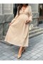 Rochie maxi, bej - XL - 3