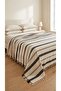 100% Cotton Karatezgah Woven Double Pike, Multi-Purpose Bedspread 240X260 Cm.