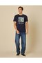 Men Black Printed T-Shirt - 2