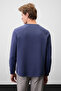 Gormak Men's Long Sleeve Blue Sweatshirt - 4