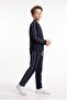 Boy's Black One Air Printed Tracksuit Set - 2