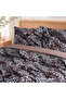 Brava Single 100% Cotton Ranforce Duvet Cover Set Claret Red 57 Thread (2 Pieces) 160X220/50X70 Claret Red - 2