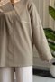 6259 - Comfortable, Casual Women's 2-Thread Embroidered Long Sweatshirt - 5