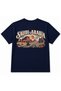 Saudi Arabia Desert Route Jeddah Riyadh Graphic Kids T-Shirt - 7
