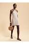 Rochie mini, bej