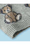 Infant Boys Grey Bear Print Pullover - 3