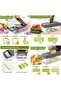 Kitchen Ideas 16-Piece Hand Operated Vegetable Slicer Chopper Cutter Set - 7