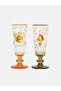 Lcw Home Colorless Glass Cups with Footed Base, Set of 2, 160 ml - 3