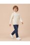 Boys White Jacquard Knitted Sweater - 2