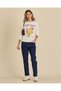 Senior Girls Navy Straight Fit Jeans - 2