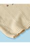 Infant Girls Beige Floral Embroidered Pullover - 3