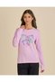 Senior Girls Pink Printed T-Shirt