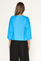 Orina women's v-neck casual blue blouse - 5