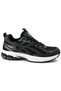 Men's Black Lace-Up Thick Sole Casual Comfortable Sports Shoes - 2