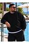 3 Yarn Combed Cotton Plus Size Unisex Sweatshirt Me5