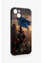 حافظة سيليكون بنمط عسكري متوافقة مع iPhone 14 Plus/15 Plus - 3