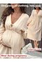 Rochie maxi, bej - XL - 2
