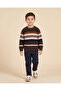 Boys Brown Knitted Pullover - 2